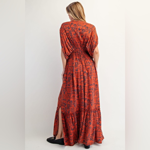 #23O CLOSEOUT FIRM🌸New Easel Boho Maxi Dress ( 2 Colors) - Picture 3 of 3